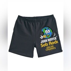 JOHN MAYER ONLINE CERAMICS SOB ROCK SWEAT SHORTS SZ SMALL